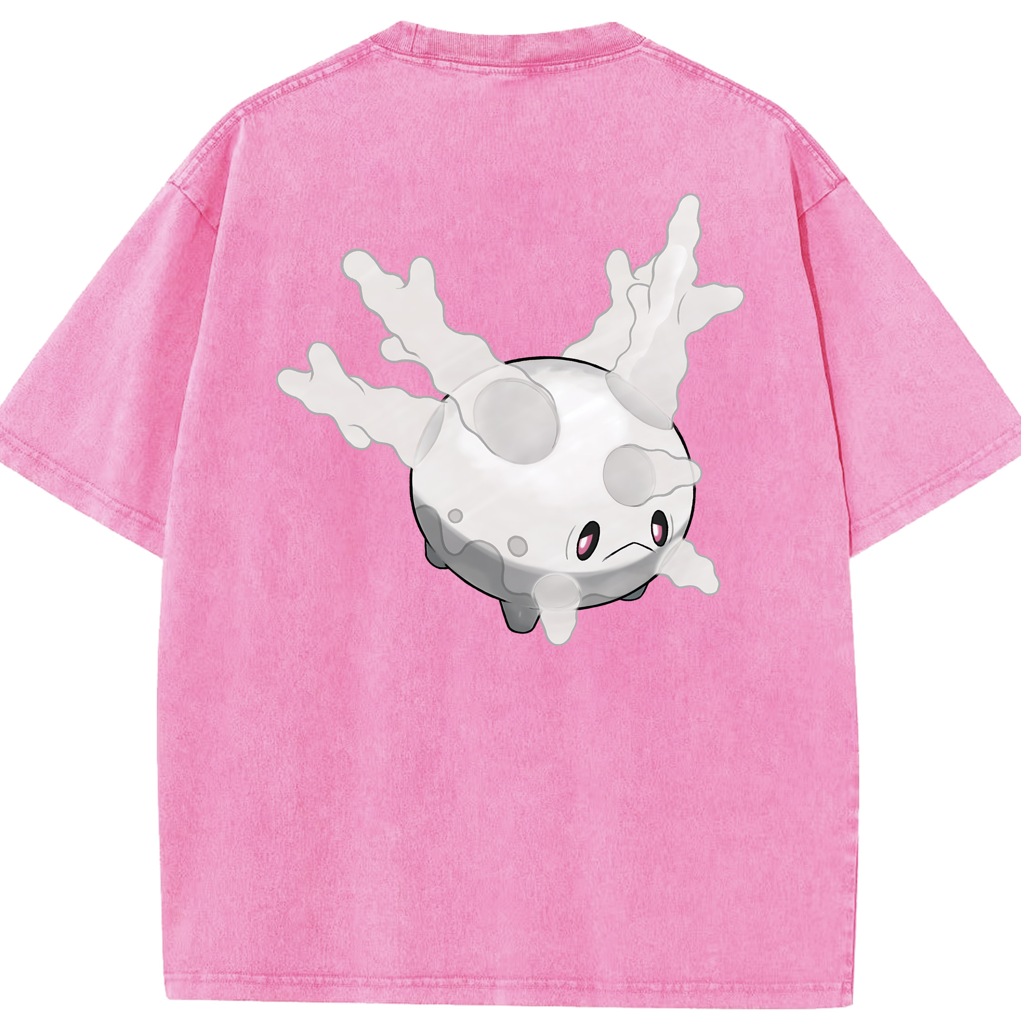 （画像用） ポケットモンスター Pokémon 綿100% ヴィンテージ風 半袖Tシャツ（背面プリント）